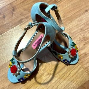 Beautiful Betsy Johnson shoes! Bejeweled!